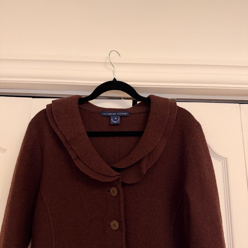 Wool Button Sweater - Picture 2 of 5